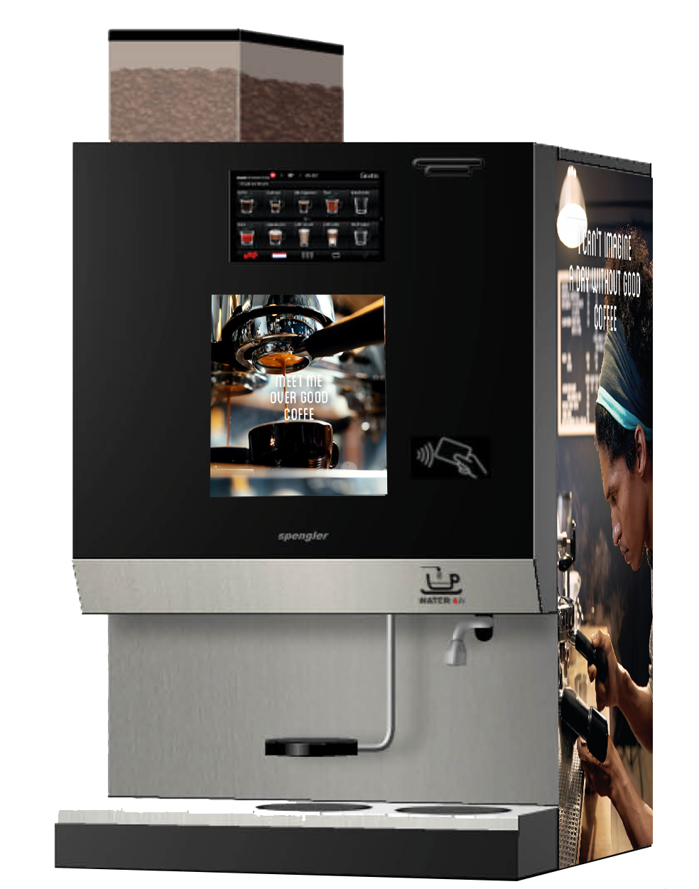 945 lancering plaats Zakelijke koffiemachines | MAAS