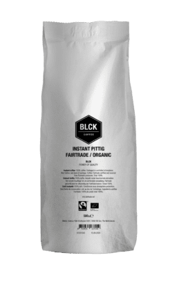 BLCK koffie Zakken Instant Pittig fairtrade organic kopiëren